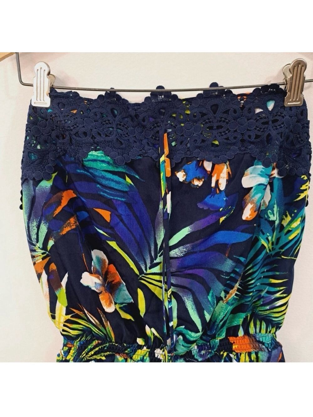 A.Byer Spaghetti Strap Halter Romper
Hawaiian Sz Medium NWT - Picture 3 of 14